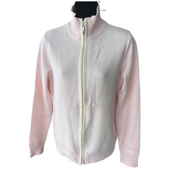 🌸4/$50🌸 Izod Zip Cardigan with Stand Collar - Picture 6 of 14